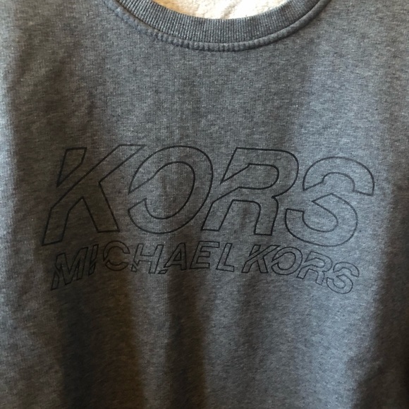 Michael Kors Sweatshirt-Gray-Size Medium - Picture 2 of 3